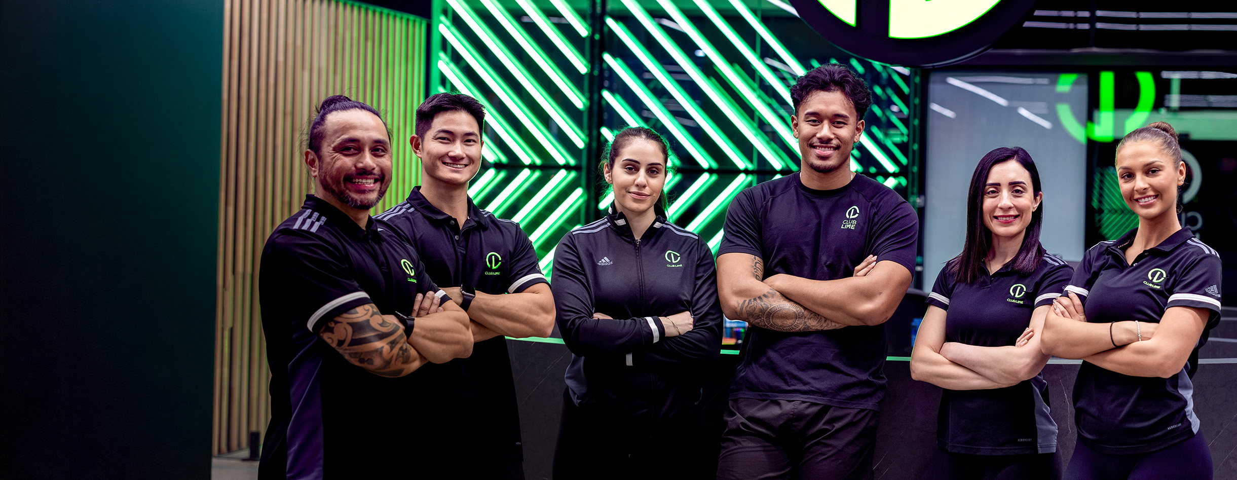 Personal trainers at Club Lime